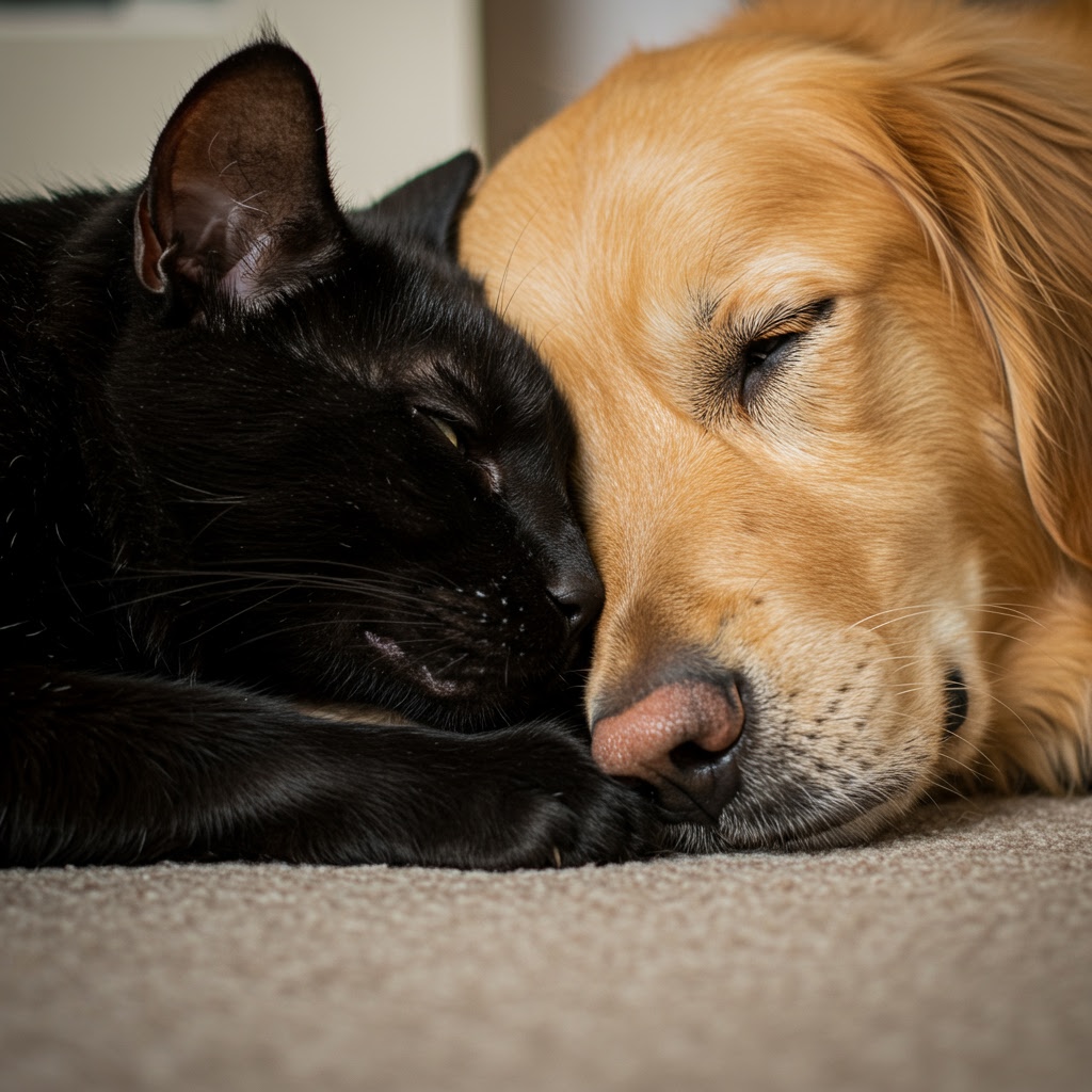A tender moment between Luna and Max